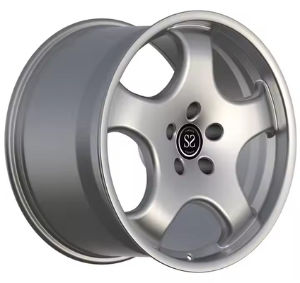 Frente 8.5Jx19 ET50 trasero 11.5Jx19 ET76 ruedas para Porsche 991 plata brillante llantas forjadas 1-PC