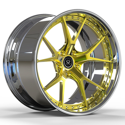 20x9.5 y 21x11.5 llantas personalizadas de 2 piezas para Mercedes AMG GTS 2015