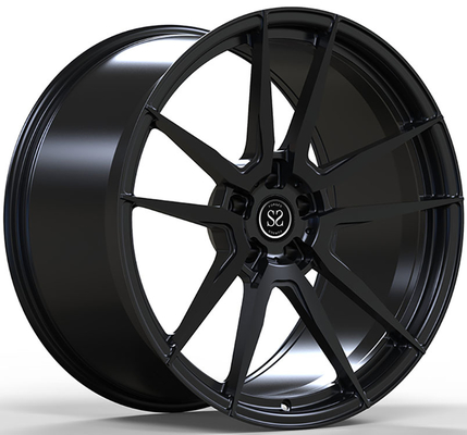 BMW M4 Staggered 20x9.5 y 21x10.5 Personalizado 1-PC llantas forjadas satinado negro