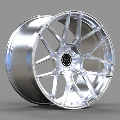Porsche 996 Turbo Claros Cepillado 1 PC Ruedas forjadas 18x9 y 18x12