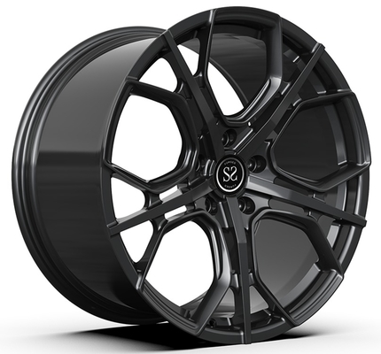 21x9 ET23/21x10.5ET38/5x112/66.6 Ruedas forjadas negras brillantes para el BMW G31 520D Touring 2018
