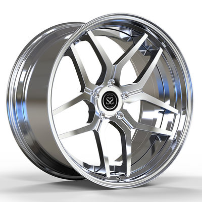 BMW M3 G80 Chrome 2 piezas de ruedas forjadas 21x10.5 y 21x11.5