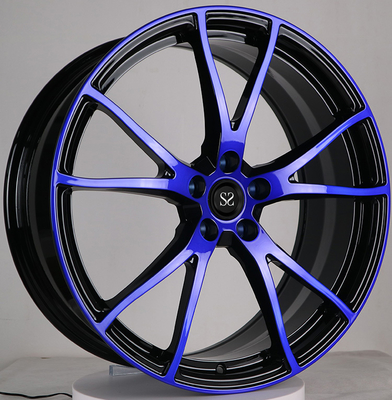 Tesla Model 3  Goss Black and Blue Face Llantas Forjadas 1-PC 20x9.0 y 20x10