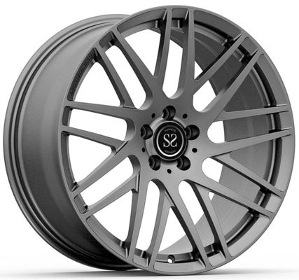 Ruedas Forjadas Brabus Estilo 1 Pieza Gris Claro 22x9.5 y 22x11.5 para AMG GT43