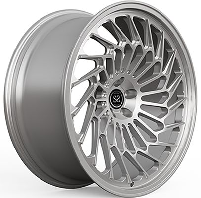 21x9.0 and 22x12 Silver Custom Forged Rims for Ferrari F8 2019