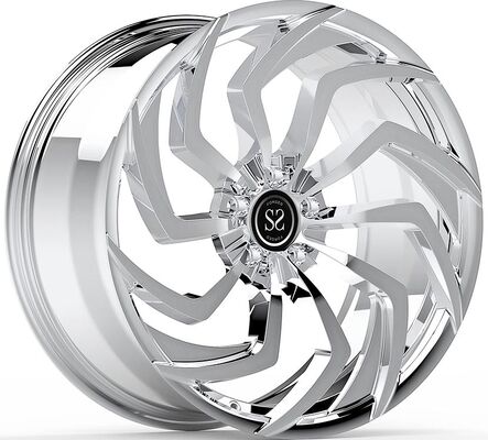 Llantas Forjadas 1-PC Personalizadas Cromadas Reales para BMW M4 Año 2022, 20x10.5 y 21x11.5