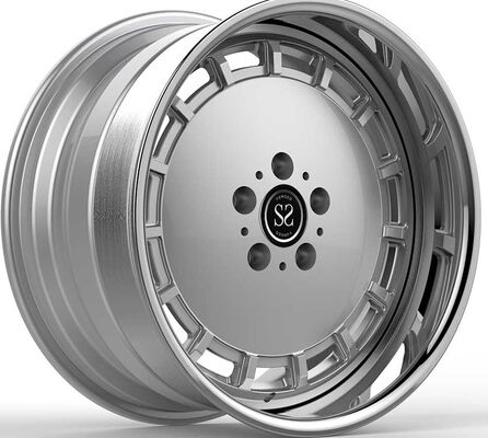 19x8.5ET38/19x9.5ET56/5x112/66.6 3-PC Polido + Cinturones de bronce para 2019 Mercedes-Benz Clase C AMG C 63 S Br205