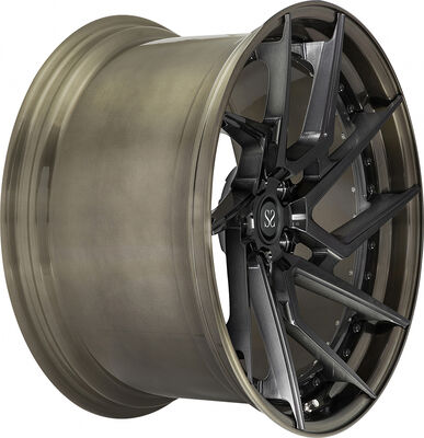 Estilo de afinación Universal Personalizado 2-PC Cintas forjadas 5x112 para BMW
