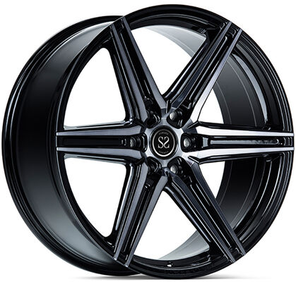 5-Spokes Custom 1 Piece Forged Wheels Polished Spokes and Gloss Back 18