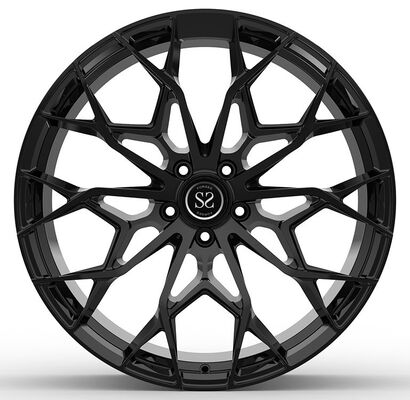 Adaptado para JAGUAR F-PACE X761 Cintas personalizadas 22x9.5 5x114.3 Negro satinado