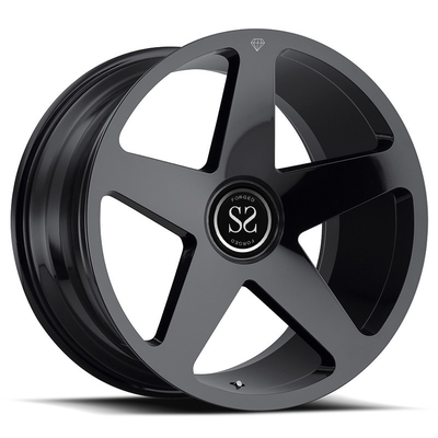 forjado del aluminio negro mate del camino 4x4 5x114.3 rueda el borde de la aleación de los bordes