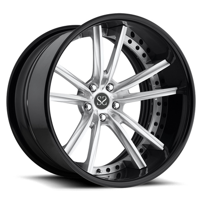 Los bordes modificados para requisitos particulares de la aleación para el lAMercedes-Benz AMG GTS/21inch 2-Piece forjaron el modelo de encargo 5x112 del perno de las ruedas