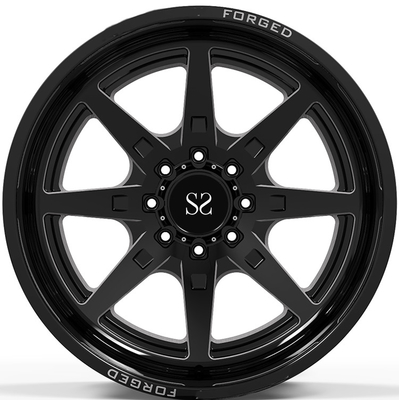 el negro brillante 22x10, 22x12, y 22x14 que muele Windows 4x4 rueda/profundamente los bordes forjados labio de Off Road