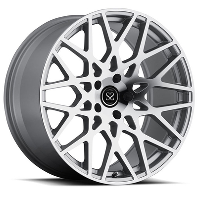 los bordes de la rueda 20inch para Audi Q7/plata trabajada a máquina modificaron bordes forjados 5x130 de la aleación para requisitos particulares de 20 pulgadas
