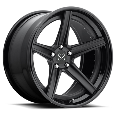 El negro brillante 120.65m m PCD los bordes de la aleación de 19 pulgadas para Lexus ES Monoblock forjado 5x114.3