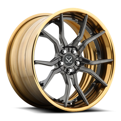 2-Piece forjó las ruedas para Ford Mustand que 5x114.3 escalonó 19 y 20 pulgadas