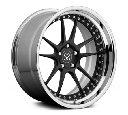 El TUV 20inch estándar 2-PC forjó los bordes de la aleación para MERCEDES-BENZ Bolt Pattern 5x112