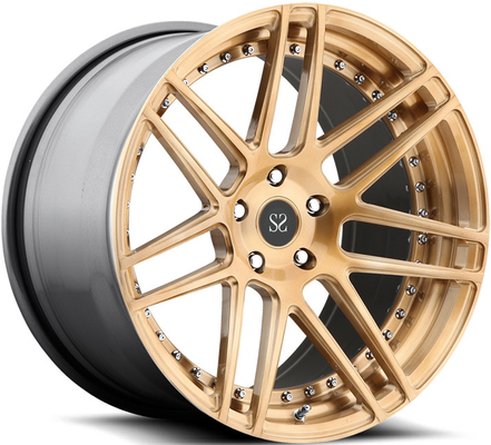 22inch escalonado clásico 2-Piece forjó las ruedas para Auid RS6 5x112