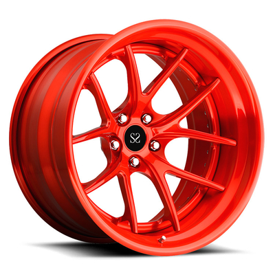 El coche de plata modificado para requisitos particulares de la PC 2 bordea 18 19 20 21 22 23 pulgadas para Lamborghini, Ferrari, Toyota, Nissan, Audi, Porsche,