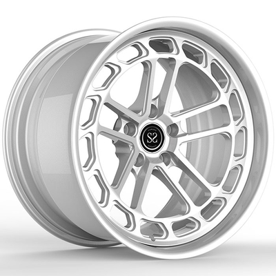 22x10.5 2-PC llantas forjadas de plata personalizada para Audi RS6