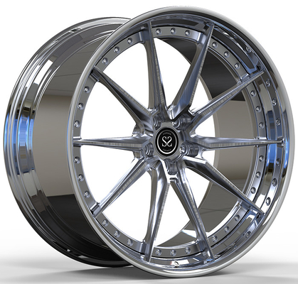 2 la aleación polaca del pedazo A6061 T6 rueda 20 x 9 para Audi RS5 5x112