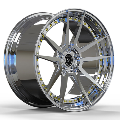 20 x 13 2pc escalonados forjaron los bordes de las ruedas para Porsche 991