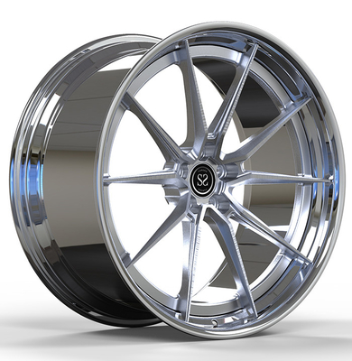 aleación de aluminio forjada de dos piezas polaca de las ruedas de 20X10.5 22x12 para Audi RS5