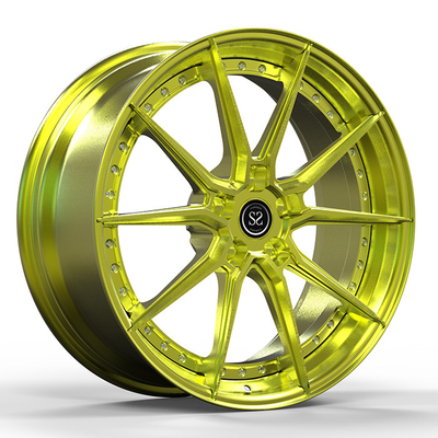 Escalonado 20 ruedas forjadas de dos piezas X12 que farfullan los bordes 5x112 para Audi RS8