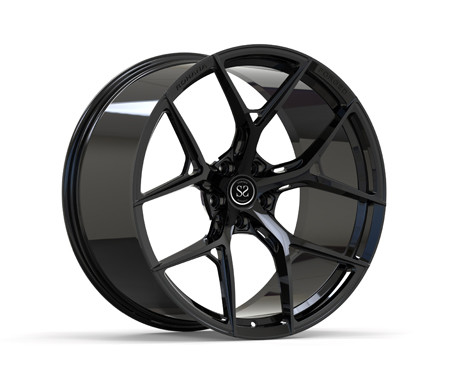El negro brillante pintó 21 pulgadas Monoblock forjó los bordes para el coche 488