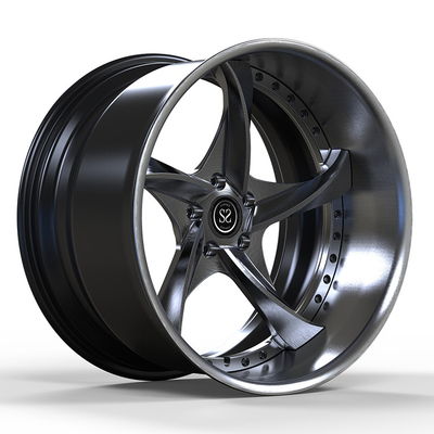 Lamborghini Custom 20 Pulgadas 2 Piezas Borde Grande Llantas Forjadas 5x120