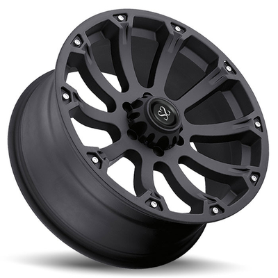 6 x 139,7 5 x 150 5 x 127 de encargo forjaron las ruedas de aluminio 19 20 22 24 pulgadas de Matt Black
