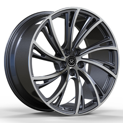 1 pedazo 21x10 forjó la rueda de cara trabajada a máquina del metal de arma de la aleación de aluminio 5x120 para los bordes del coche del hse de Range Rover