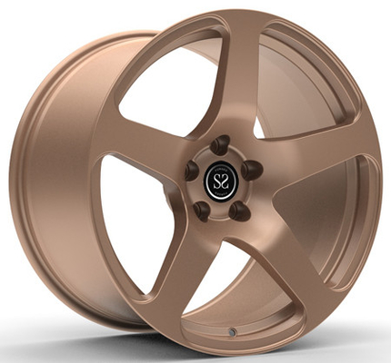 19x11 rueda de bronce oscura forjada 1 pedazo de encargo de la aleación de aluminio de 19 pulgadas para los bordes del coche de Ford Mustang GT
