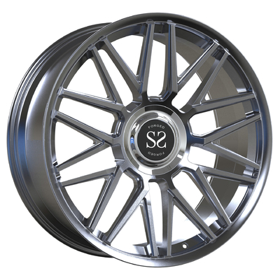 Cepillado 1 pedazo Monoblock forjó las ruedas 24 avanzan lentamente bordes escalonados del coche de ESCALADE