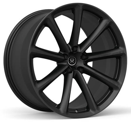 La aleación negra del monoblock del satén bordea M550 1 pedazo las ruedas forjadas cóncavas profundas de 20 pulgadas 21x9 21x10.5