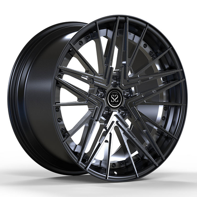 VIA/JWL estándar negro cepillado 21X10 y 21X11 llantas personalizadas de 2 PC para BMW M5 2025 -75-90 ET