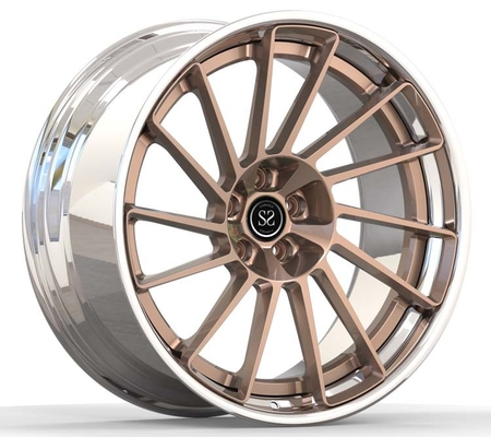 Cepillado pulió 2 pedazos forjó las ruedas para Porsche Macan escalonó 21inch