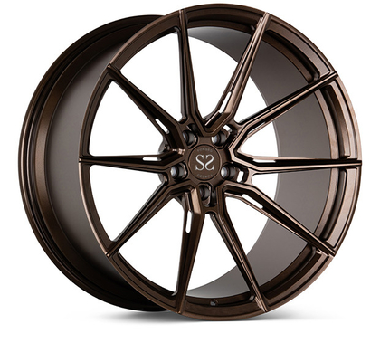 Monoblock diseño de Vossen de 1 pedazo forjó el negro brillante de los bordes 24inch para las ruedas de coche de lujo